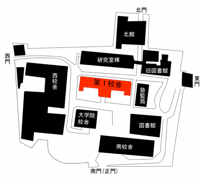 三田キャンパス地図